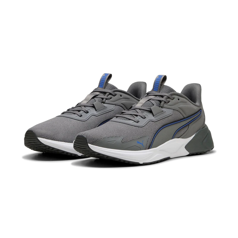 PUMA Unisex Disperse XT 4 Knit Cross Trainer, Cool Dark Gray-Royal Sapphire, 10.5 UK