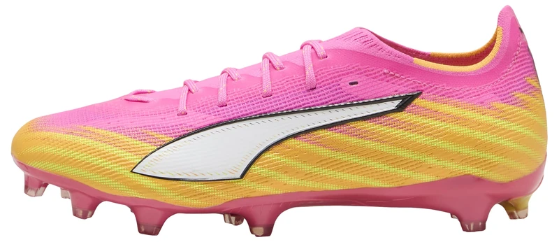 PUMA Unisex Ultra 6 PRO Firm Ground/Artifical Ground Football Boots, Poison Pink-PUMA White-Sun Stream-Bright Aqua-PUMA Black, 6.5 UK