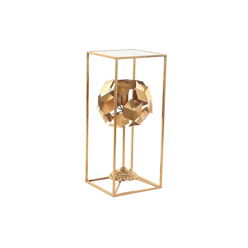 LAMP Foot Metal Glass 30X30X71 Geometric - Image 1