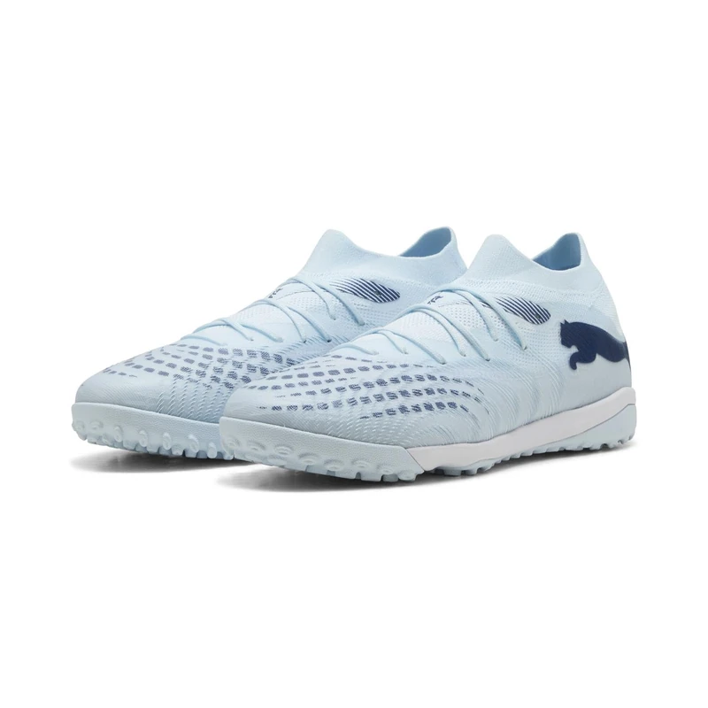 PUMA Unisex Future 9 Match Turf Football Boots, ICY Blue-Blue Jewel, 8 UK