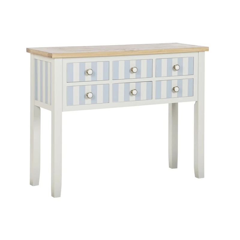 Paulownia Console 103X35X80 6CAJ, White