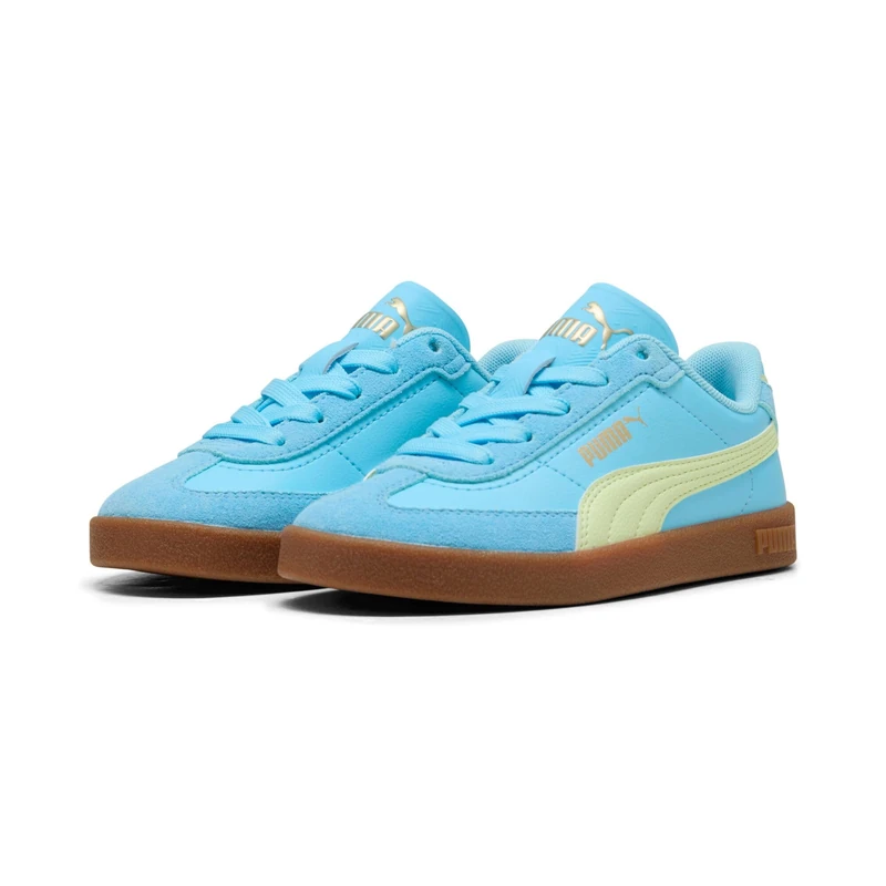 PUMA Club II ERA PS Sneaker, Vibrant Blue-Apple Spritz, 12.5 UK Child