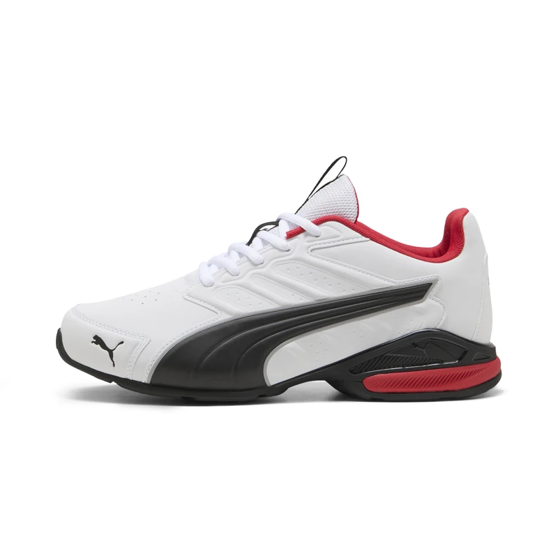 PUMA Unisex Electro SL Road Running Shoe, White Black-for All TIME RED, 8.5 UK