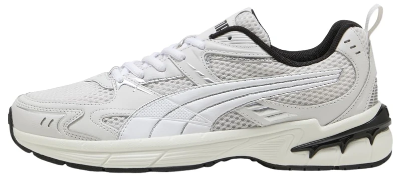 PUMA Unisex MILENIO TECH 2000 Sneaker, Feather Gray White Silver, 7.5 UK