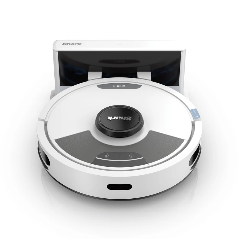 Shark Matrix Plus 2-in-1 Self-Empty Robot Vacuum Cleaner & Mop with LiDAR Home Mapping & Edge Cleaning, for Carpet, Hard Floors & Pet Hair, Anti-Allergen, Self-Charging, WiFi/App, White