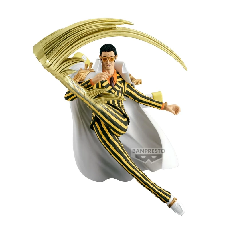BANPRESTO Borsalino BP29645P One Piece Action Figure, Battle Record Collection, 19 cm, Multicoloured, Ideal for Anime Fans