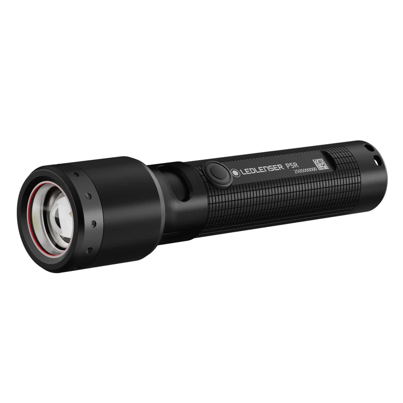 Ledlenser P5R LED Rechargeable Torch, Pocket Size, Super Bright 750lm, USB-C, 280m Adjustable Focus, Lightweight, Powerful 20 Hour Battery, IP68 Waterproof Tactical Flashlight for Camping, Hiking