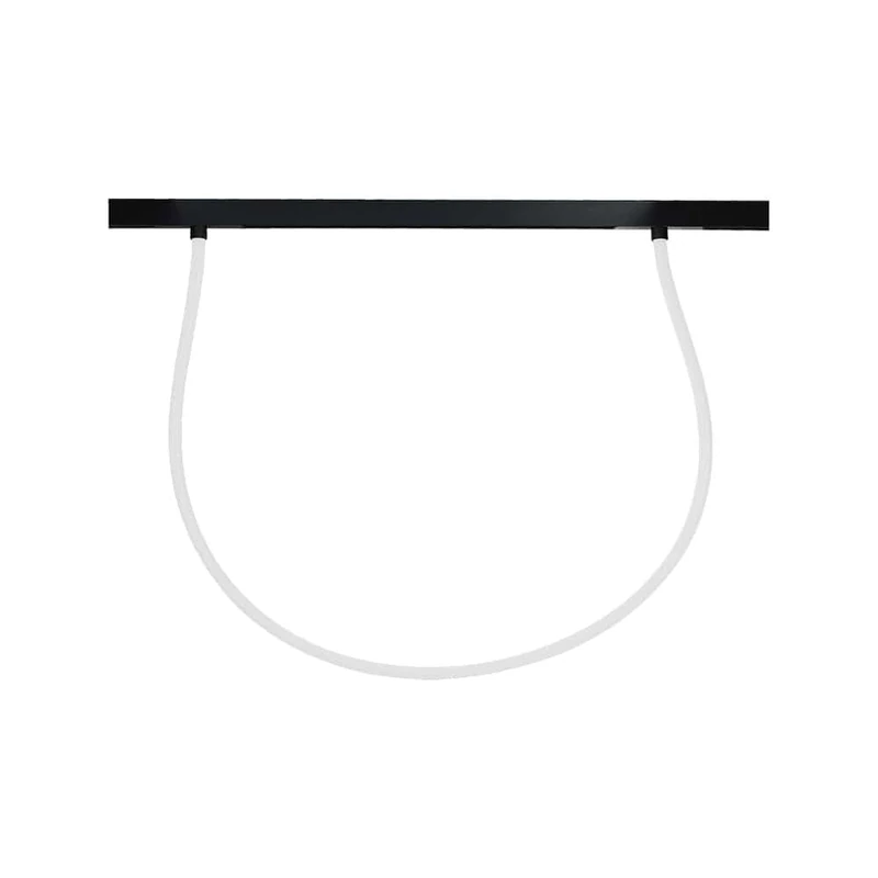 Brightium Track Light - 23W LED Spotlight with Flexible Tube, 3000K Warm Light, Black Body, Easy Installation and Steering Versatility.*