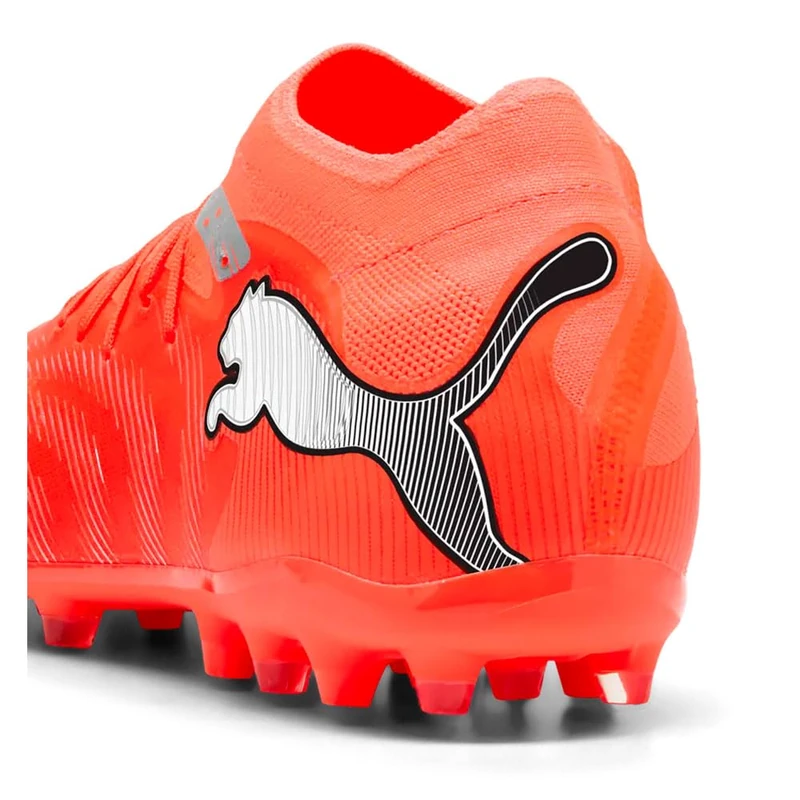 PUMA Unisex Future 9 PRO Multi-Ground Football Boots, Glowing Red-PUMA White-PUMA Black-PUMA Silver, 7.5 UK