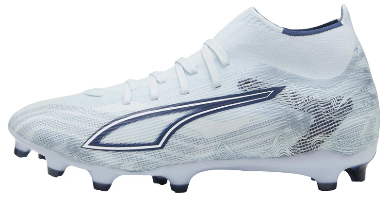 PUMA Women's Ultra 6 Match+ FG/AG WN's Soccer Shoe, ICY Blue White-Blue Jewel, 4 UK