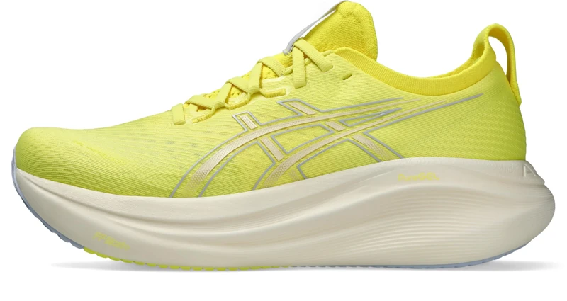 ASICS Men's Gel-Nimbus 27 Running Shoe, Citron/Cream, 9.5 UK