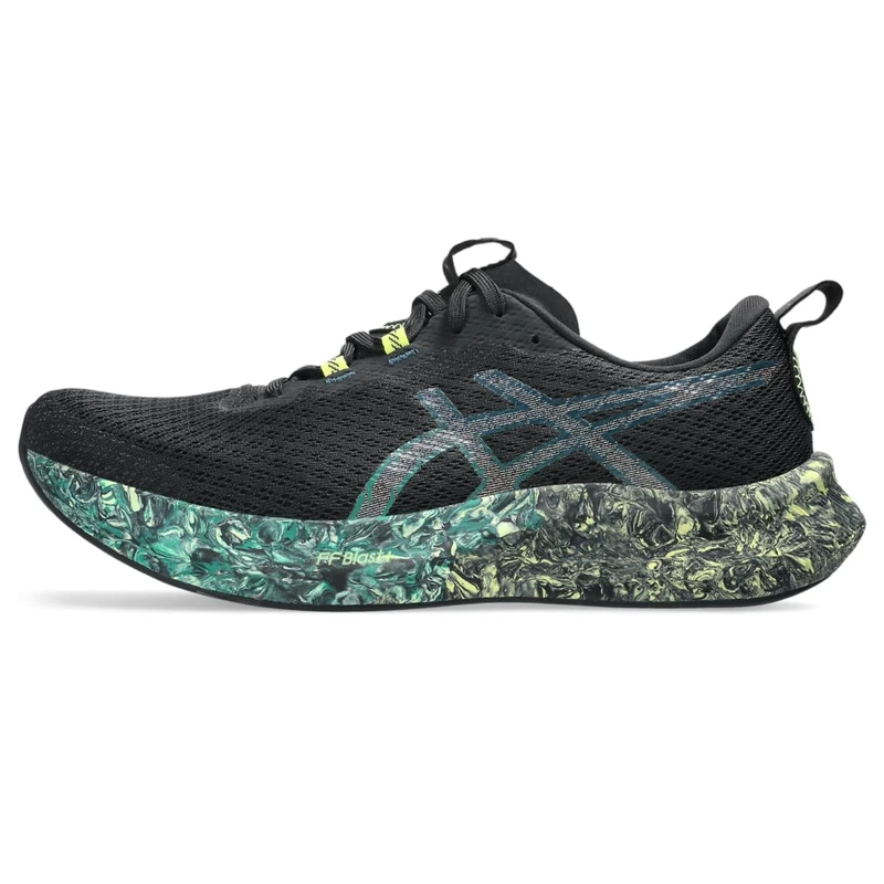 ASICS Men's Noosa TRI 16 Running Shoes, Black/Jasper Green, 9 UK