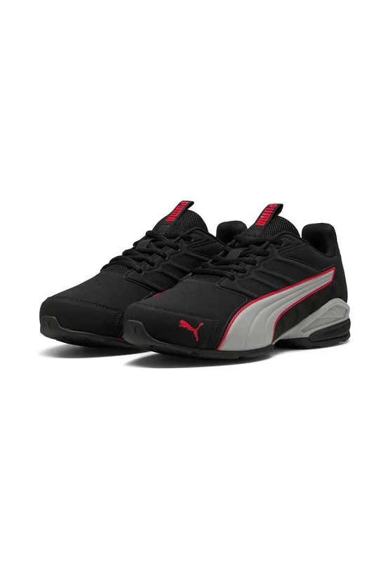 PUMA Unisex Electro SL Road Running Shoe, Black-Gray Echo-for All TIME RED, 5.5 UK