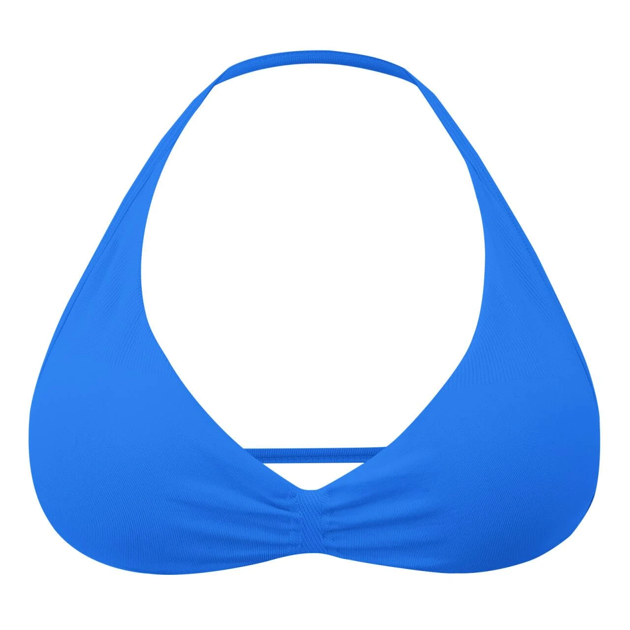 JN JANPRINT Workout Sports Bras for Women Strappy Halter Neck Running Bra Padded Backless Seamless Bralette Gym Yoga Bras Blue