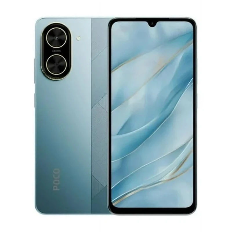 XIAOMI POCO C71 4G Smartphone 4GB+128GB Blue, UNISOC T7250 Octa-Core Processor, Immersive 6.88" 120Hz display, Massive 5200mAh battery, Clear 32MP AI dual camera (UK Version + 2 Years Warranty)