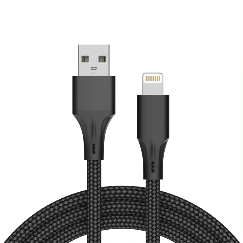 Technovate For iPhone Charger Cable 1.5 M MFi Certified Cable 2A Nylon Braided Cable Lead Cord For iPhone Fast Charging Cable for iPhone 14 13 12 11 Pro Max Xs Xr X 8 7 6S 6 Plus 5S SE, iPad