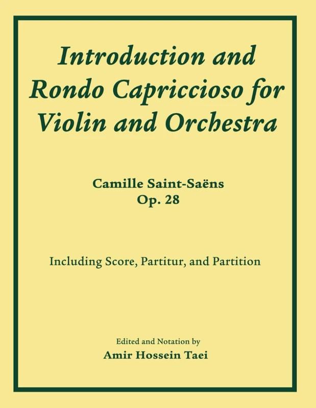 Introduction and Rondo Capriccioso for Violin and Orchestra Op. 28 - Image 1