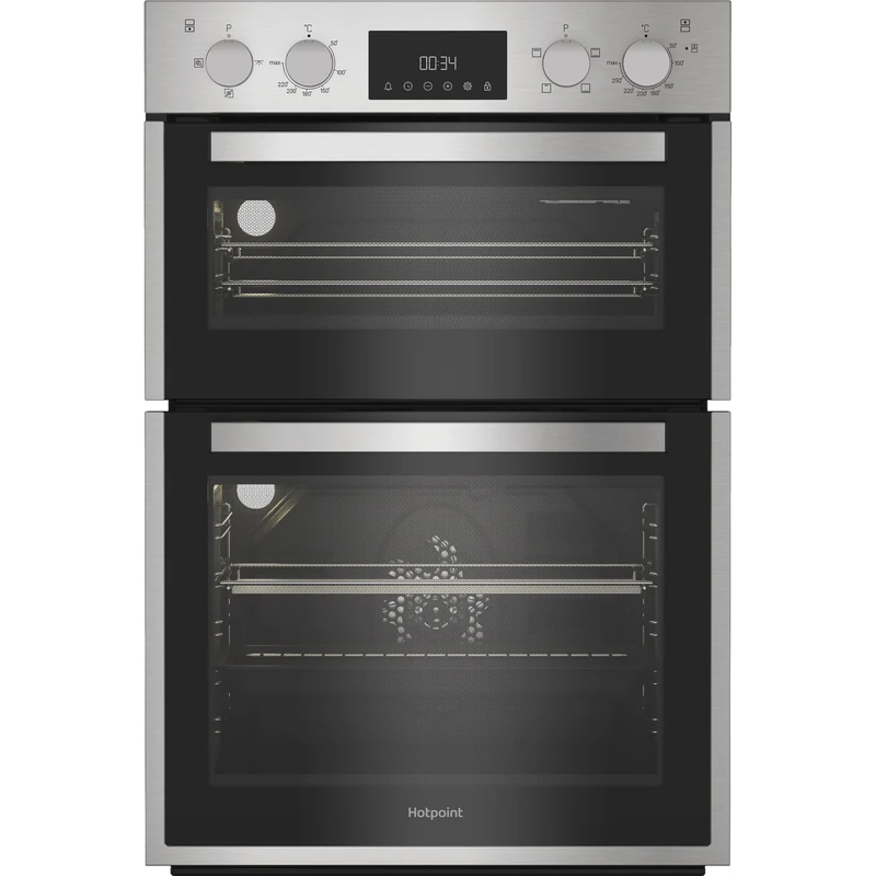 Hotpoint Built In Electric Double Oven - Stainless Steel - A/A Rated