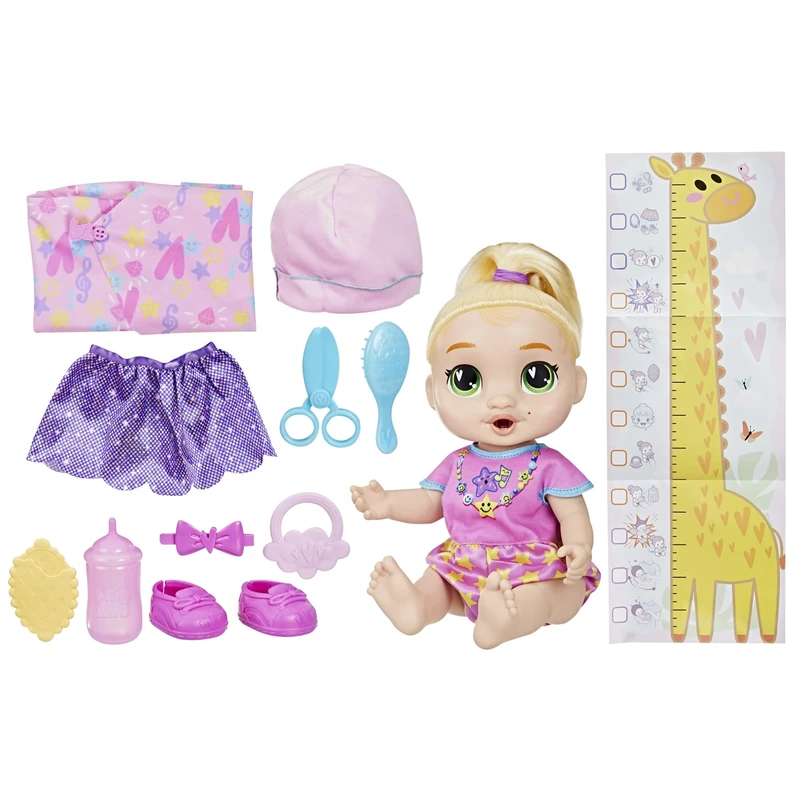 Baby Alive Baby Grows Up, LaLa GooGoo, Milestones and Baby's First Tooth, Interactive Doll for Girls and Boys Ages 3+
