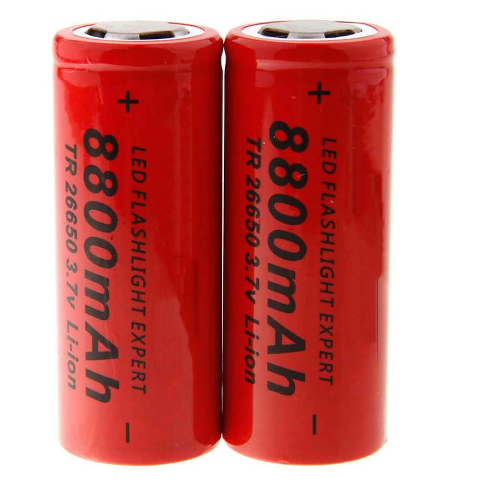 HUOYALU 3.7V 26650 8800mAh Li-ion Battery Rechargeable, for DIY Electronics Products, Toys, Lighting, Bluetooth Equipment