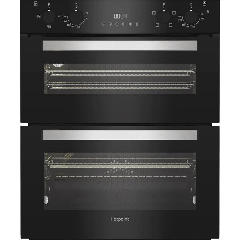 Hotpoint Built Under Electric Double Oven - Black - A Rated