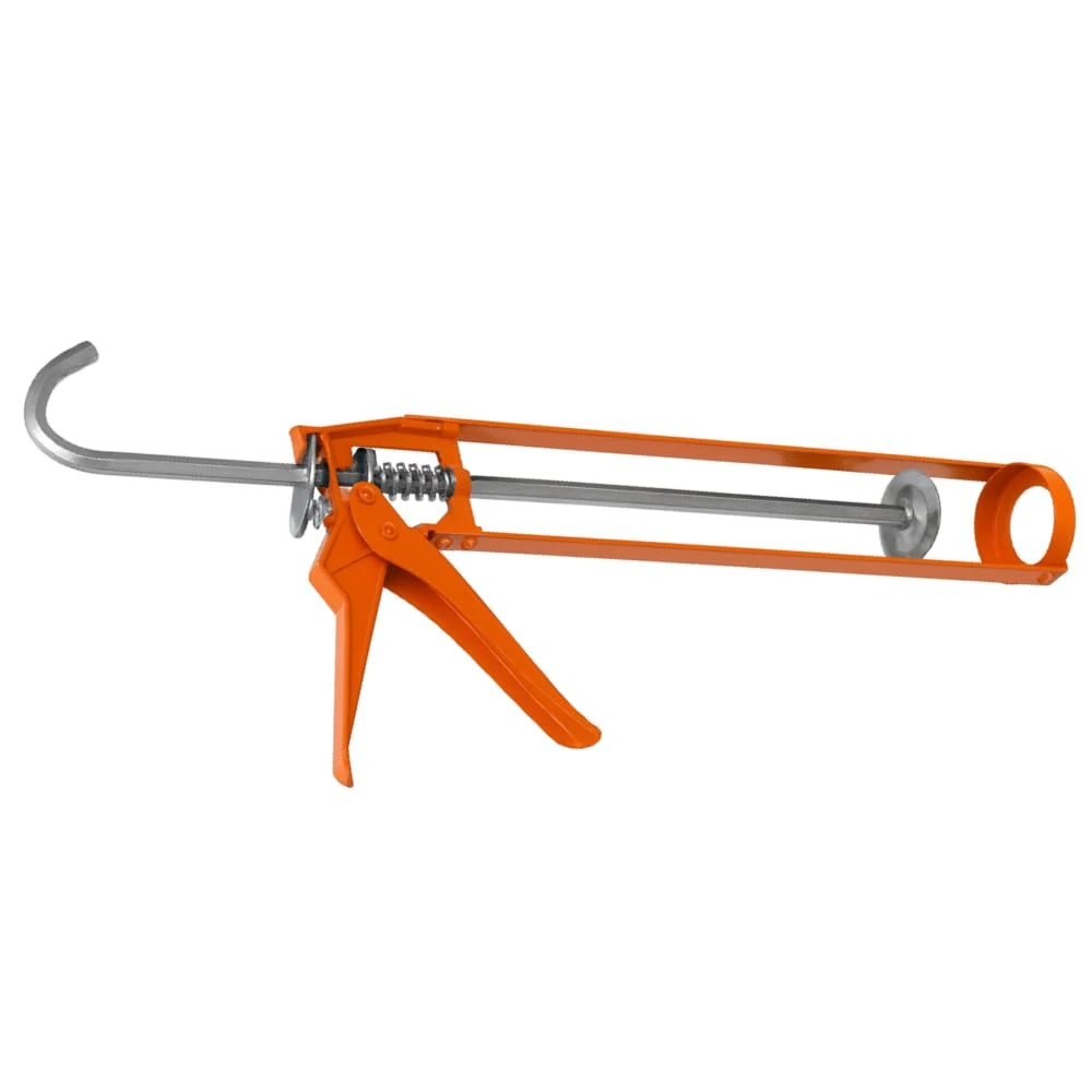 JD Brands Extra Strong Caulking Gun – Heavy Duty Skeleton Applicator for Sealants, Adhesives, Silicones – Professional High Viscosity Cartridge Gun – Blue – Fits 400ml & 310ml Tubes