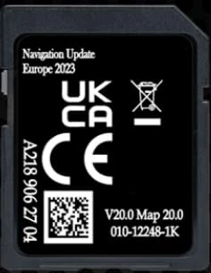 GPS Navigation SD Card Europe 2025 v22 - A2189062904 compatible with MERCEDES GARMIN MAP PILOT - STAR1