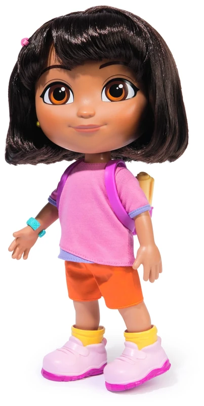 DORA Sing mit Mir Doll 35 cm Doll from the Popular TV Series with 2 Songs and More than 25 Phrases & Sounds German/English and Italian/English Language Version for Children from 3 Years