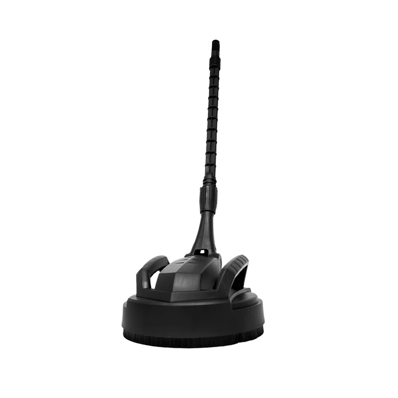 Kawapower Rotary Broom for Patios for High Pressure Washer 130 to 180 bar, Black/White