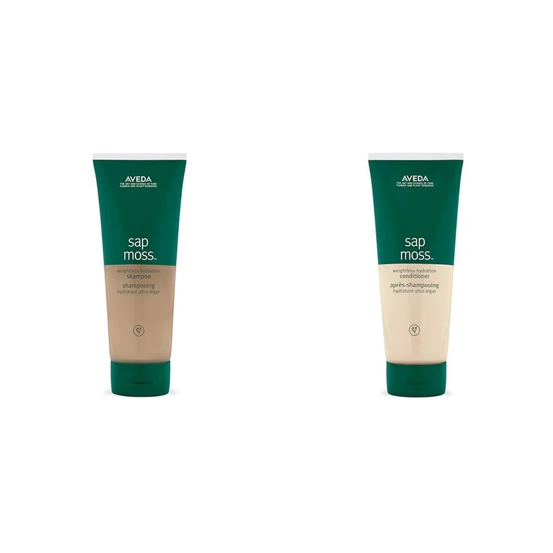 Aveda Sap Moss Weightless Hydration Shampoo & Conditioner Duo | Hydrates, Detangles, Fights Frizz | Silicone Free for Normal to Dry Hair | 94%+ Naturally Derived*