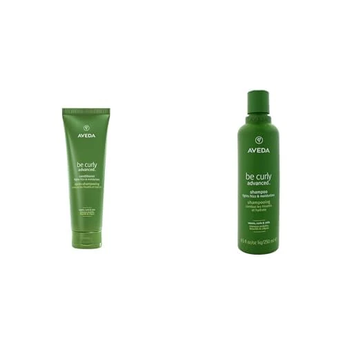 Aveda Be Curly Advanced Shampoo & Conditioner Duo | for Curly, Coily, Wavy Hair | Fights Frizz | Silicone Free, Sulfate Free | 250ml