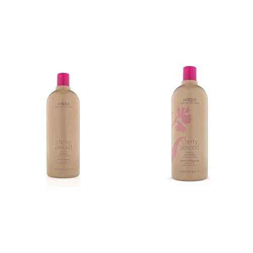 Aveda Cherry Almond Softening Shampoo & Conditioner Duo for Normal to Dry Hair | with Coconut Oil & Shea Butter | Silicone Free | Litre Size
