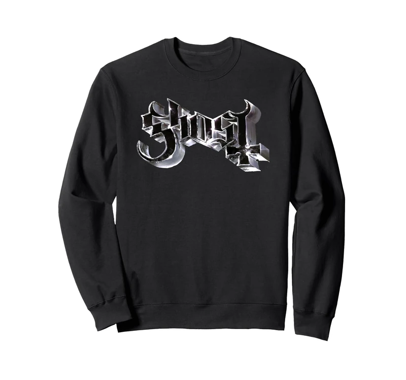 Ghost Skeleta Chrome Logo Sweatshirt - Image 1