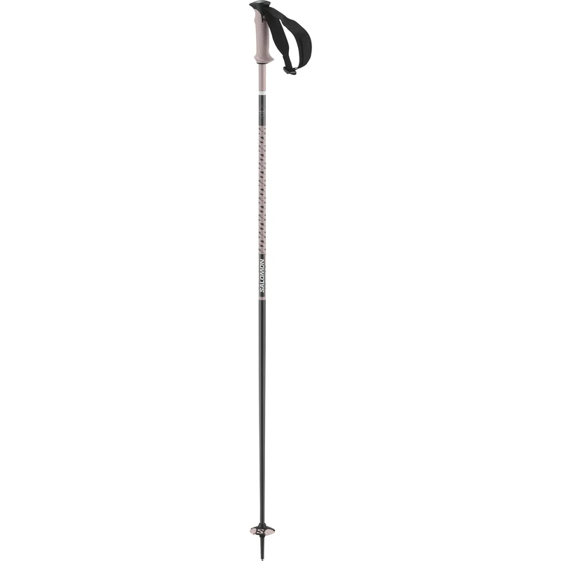 Salomon POLAR PRO Trekking Poles for Trail Running and Hiking, Lightweight Durable Hiking Poles for Outdoor Sports, Rose Gold, 125cm