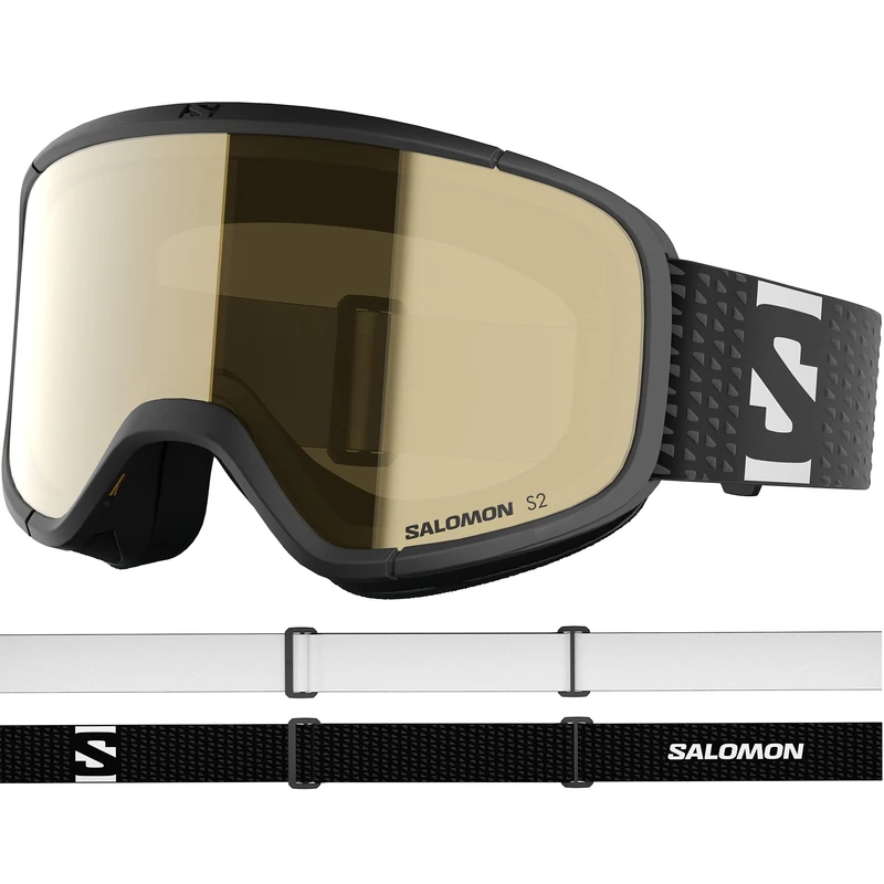 Salomon AKSIUM 2.0 ACCESS LBF Goggles, Unisex Anti-Fog Ski Goggles for Ski Snowboard and Outdoor Sports