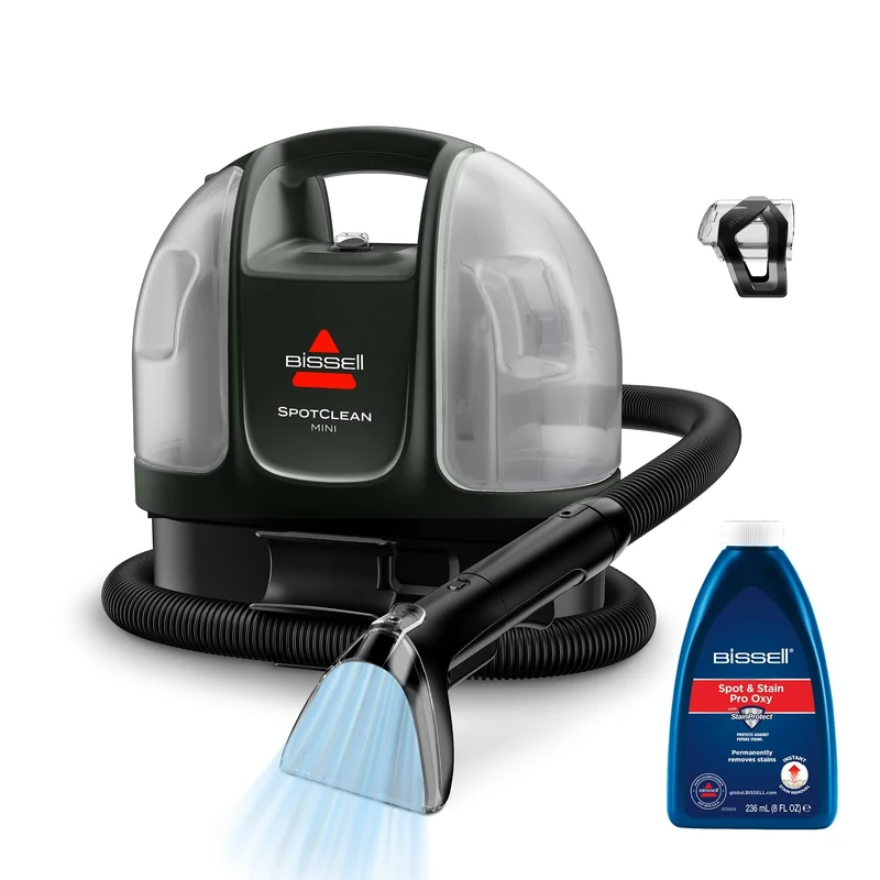 BISSELL SpotClean Mini Corded Carpet Cleaner, Portable Spot Washer, Perfect for Quick Cleanups, Compact & Lightweight Machine, On the Go Stain Remover for Cars, Boats, Sofa, Rugs & More, 4149E