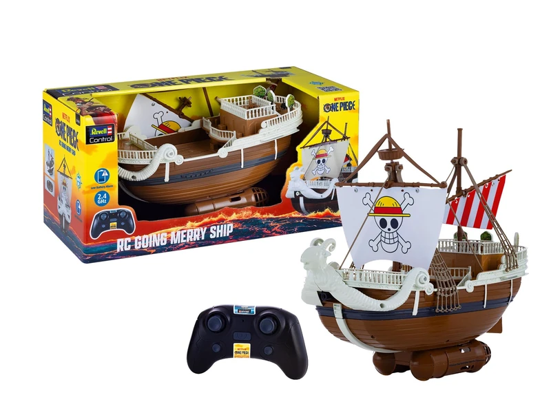 Revell Control 24143 RC Boat Going Merry - One Piece, With Precise 2.4 GHz Control and Powerful Li-Ion Battery