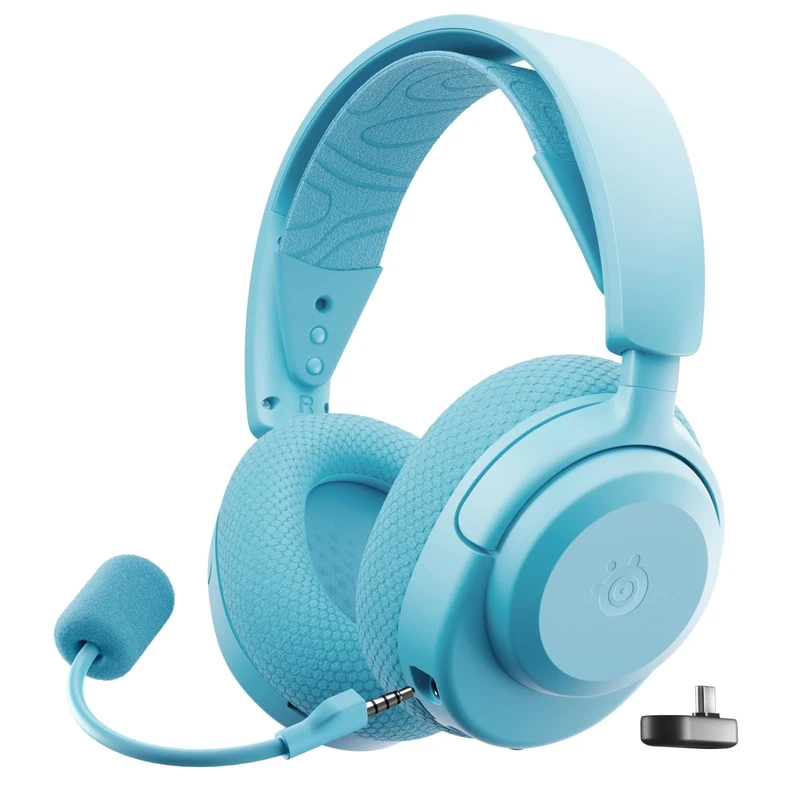 SteelSeries Arctis Nova 3X Wireless - Xbox Headset - Gaming Headset - Mobile App Control - 40 HR Battery with fast charging - Compatible with Xbox, PC, Switch and more - 2.4GHz/Bluetooth - Aqua