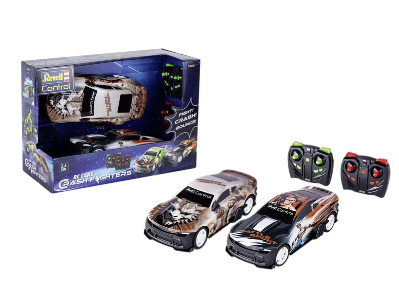 Revell Control RC Cars Crash Fighters Set - The Ultimate Battle-Racing Experience - Crash & Flip Over Your Opponent