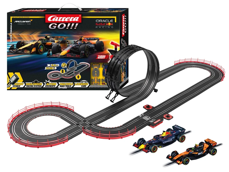 Carrera Super Formula Slot Car Set - Red Bull and McLaren - Image 1