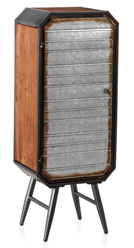 AlexandreHouse Wardrobe 1 Door Veneer