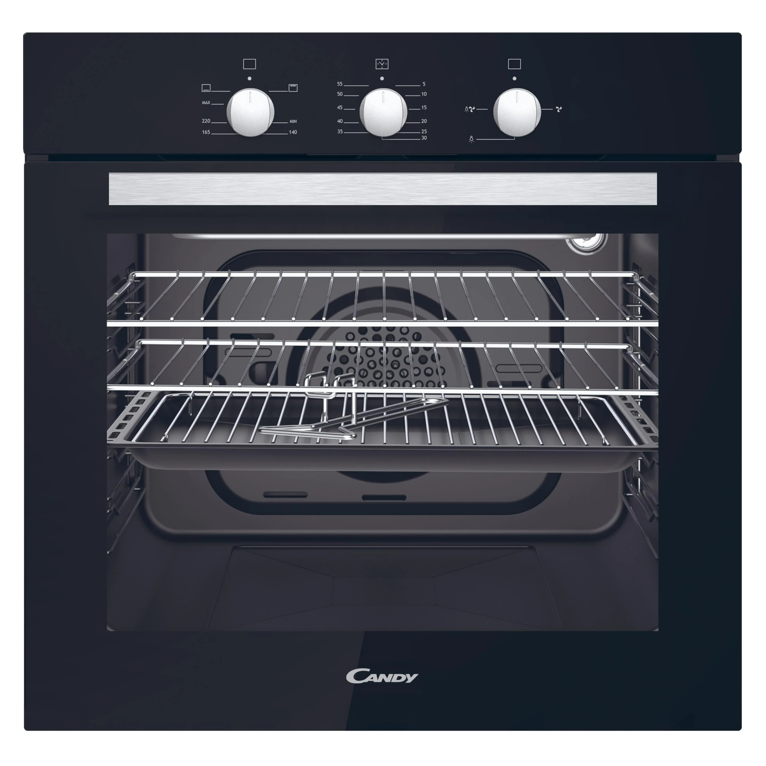 Candy Gas Built In Single Oven - Black - A+ Rated