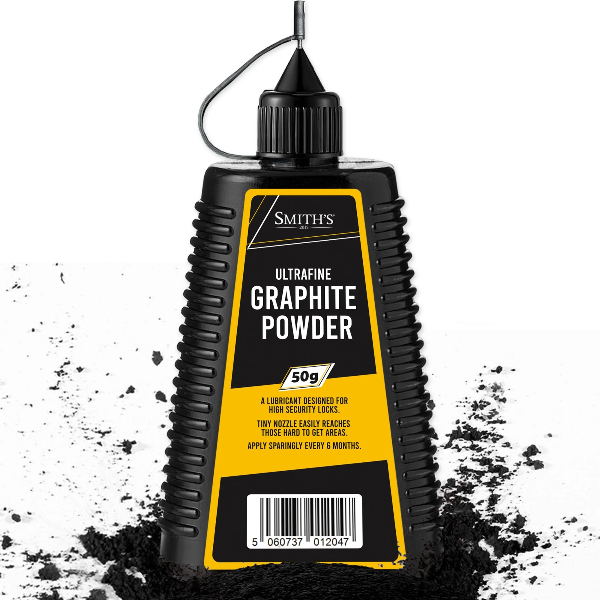 Graphite Lock Lubricant by Smith’s® | 3,000 Mesh | 50g | The “Finest” & Purest Graphite Powder for Locks | Superior Lubrication for Smooth Operation | Locksmith Grade