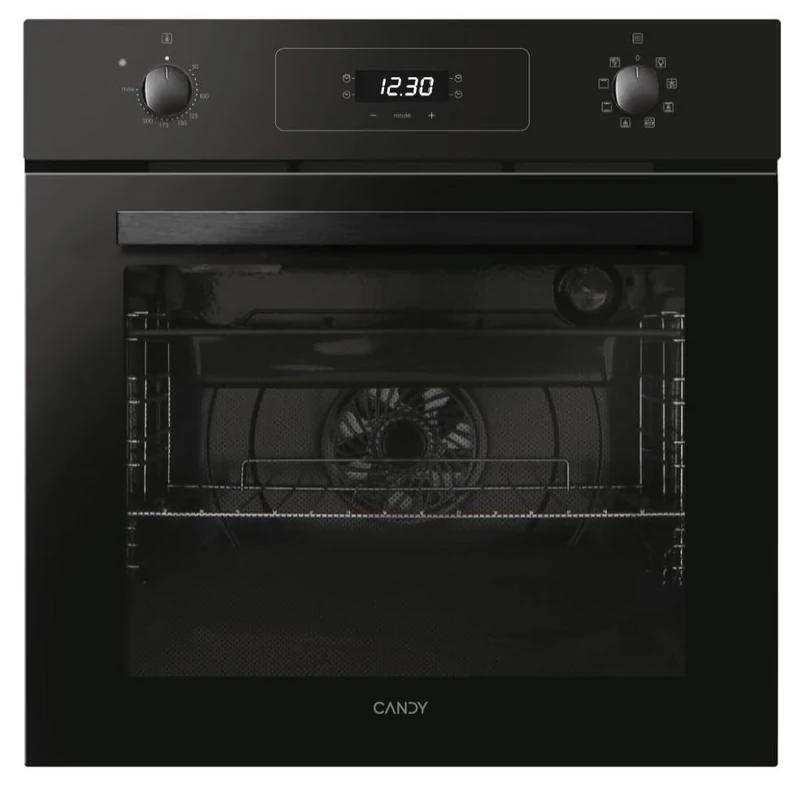 Candy Idea FIDC N9B5 L60cm, Multifunction oven, A plus energy rating, 8 function, 70L capacity, LED Programmer, Air Fry- Black, 59.5 x 59.5 x 56.8cm