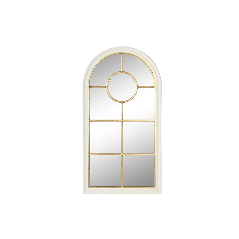 AlexandreHouse Espejo Paulownia Crystal 68 x 4 x 128 cm Ventana Dorado