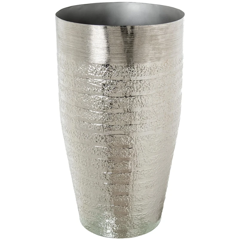 Silver Aluminum VASE