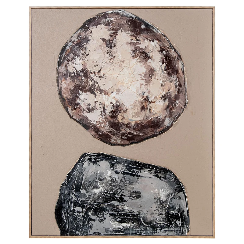 AlexandreHouse PICTURE PRINTED CANVAS ABSTRACT OR 80X100CM FRAME PS
