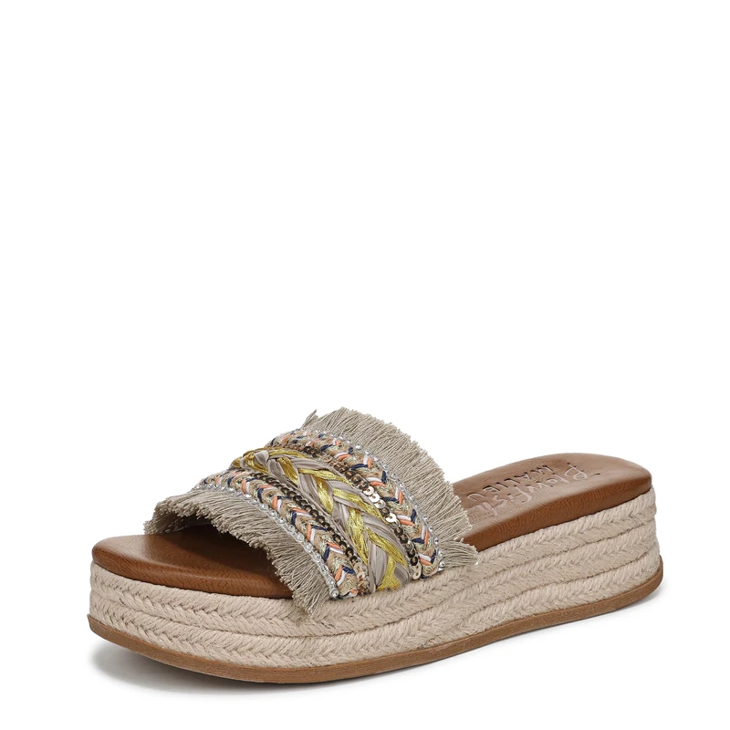 Blowfish Malibu Women's Miami Platform Slide Sandal, Gold, UK 7 Medium Fit