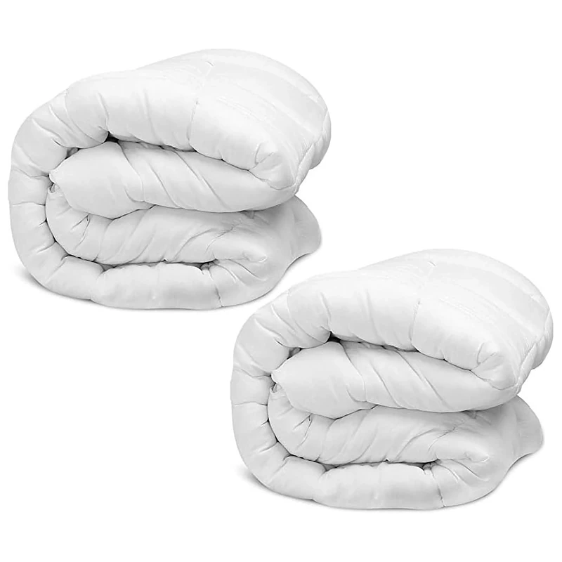 Imperial Rooms Double Duvet 10.5 Tog (2 Pack) Anti Allergy Duvets All Year Roud Hollowfibre Filling Thick and Warm Duvet Double - UK Made Quilts