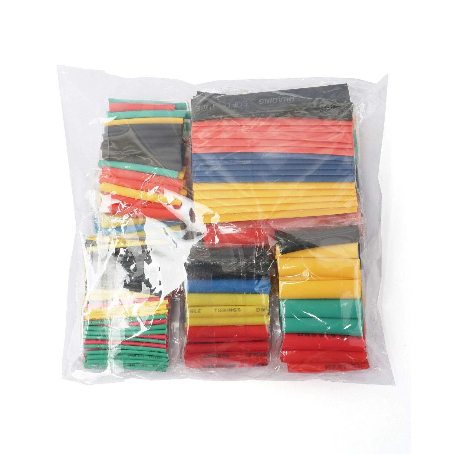 164 Pcs Heat Shrink Tubing kit, Electric Insulation Heat Shrink Wrap Cable Sleeve,5 Colors in 8 Sizes